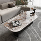 15"H Contemporary Cocktail Table Stone Sled Coffee Cocktail Table Clearhalo 'Coffee & Accent Tables' 'Coffee Tables' 'coffee_tables' 'furn' 'furn_coffee_tables' 'Furniture' 'Living Room Furniture' 7593629