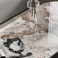 15"H Contemporary Cocktail Table Stone Sled Coffee Cocktail Table Clearhalo 'Coffee & Accent Tables' 'Coffee Tables' 'coffee_tables' 'furn' 'furn_coffee_tables' 'Furniture' 'Living Room Furniture' 7593632