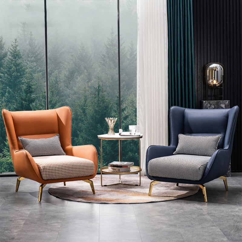 Water Resistant Side Chair Leather Lounge Chair for Living Room