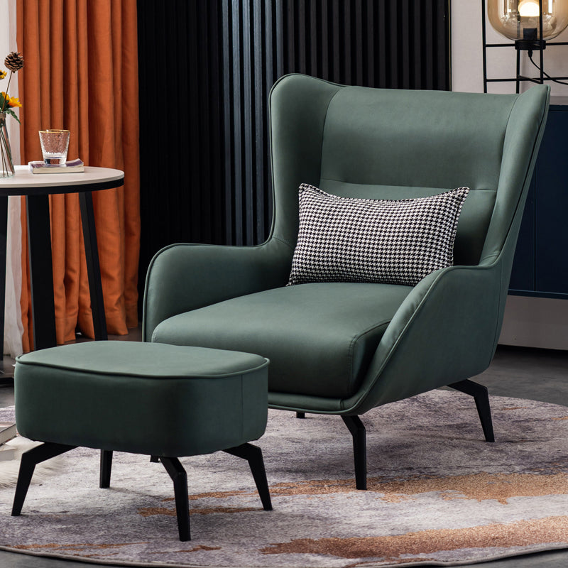 Water Resistant Side Chair Leather Lounge Chair for Living Room