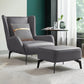 Fixed Back Lounge Chair Leather Side Chair with Black Metal Legs Grey Orange Leather 1 Piece Clearhalo 'Accent Chairs' 'accent_chairs' 'Chairs & Seating' 'furn' 'furn_accent_chairs' 'Furniture' 'Living Room Furniture' 7593821