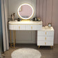 Removable Makeup Counter Lights Vanity Dressing Table with Drawer