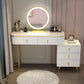 Removable Makeup Counter Lights Vanity Dressing Table with Drawer