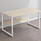 Engineered Wood Writing Desk Industrial Rectangular Desk with Metal Legs