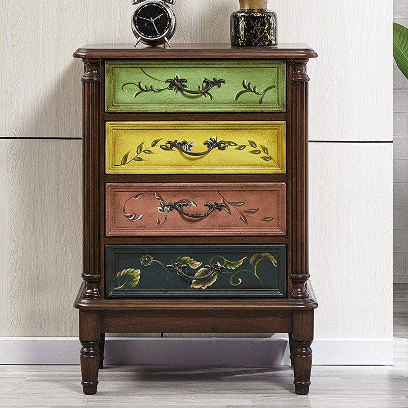 Stile tradizionale in stile verticale cassa di lingerie in legno stoccaggio bachelor torace per camera da letto