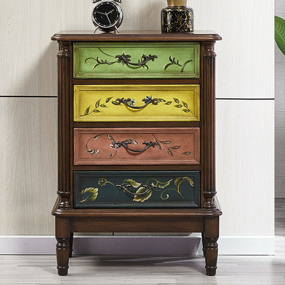 Stile tradizionale in stile verticale cassa di lingerie in legno stoccaggio bachelor torace per camera da letto