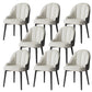 Modern Style Side Chair Leather Parsons Dining Chair for Dining Room 8 Piece Set Clearhalo 'Dining Chairs' 'Dining Tables & Seating' 'dining_chair' 'furn' 'furn_dining_chair' 'Furniture' 'Kitchen & Dining Furniture' 7596865