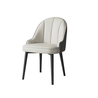 Modern Style Side Chair Leather Parsons Dining Chair for Dining Room 1 Piece Clearhalo 'Dining Chairs' 'Dining Tables & Seating' 'dining_chair' 'furn' 'furn_dining_chair' 'Furniture' 'Kitchen & Dining Furniture' 7596867