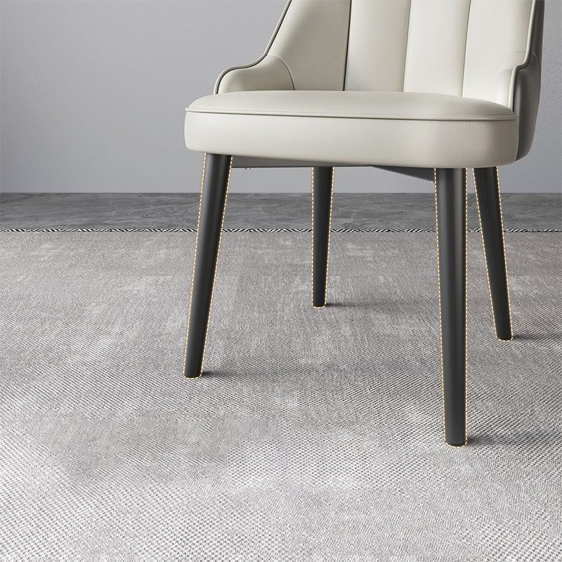 Modern Style Side Chair Leather Parsons Dining Chair for Dining Room Clearhalo 'Dining Chairs' 'Dining Tables & Seating' 'dining_chair' 'furn' 'furn_dining_chair' 'Furniture' 'Kitchen & Dining Furniture' 7596870