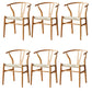 Modern Style Arm Chair Solid Wood Indoor Dining Chair for Dining Room