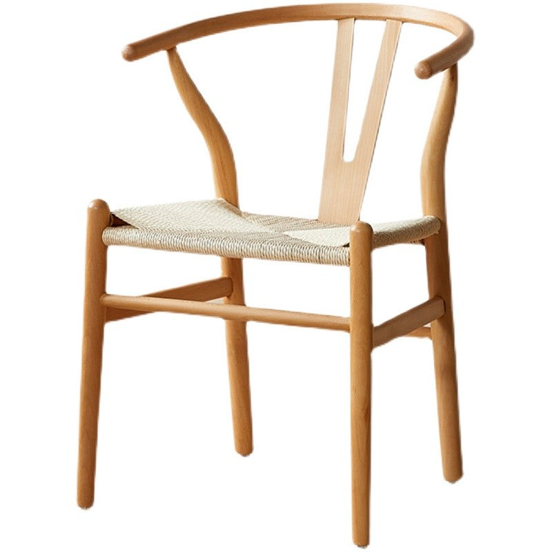Modern Style Arm Chair Solid Wood Indoor Dining Chair for Dining Room