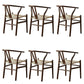 Modern Style Arm Chair Solid Wood Indoor Dining Chair for Dining Room