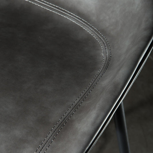 Sgabello in fico con counter in vetro moderno con poggiapiedi