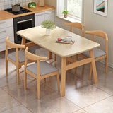Rectangular Natural Oak Dining Table Wooden Tabletop with Metal Legs Clearhalo 'Dining Tables & Seating' 'Dining Tables' 'dining_table' 'furn' 'furn_dining_table' 'Furniture' 'Kitchen & Dining Furniture' 7603955