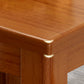 Modern Square Dinner Table Brown Solid Wood Tabletop for 2 Persons Clearhalo 'Dining Tables & Seating' 'Dining Tables' 'dining_table' 'furn' 'furn_dining_table' 'Furniture' 'Kitchen & Dining Furniture' 7604035