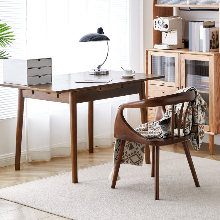 Moderne binnen eetstoel stoel vast houten windsor achterstoel achterstoel