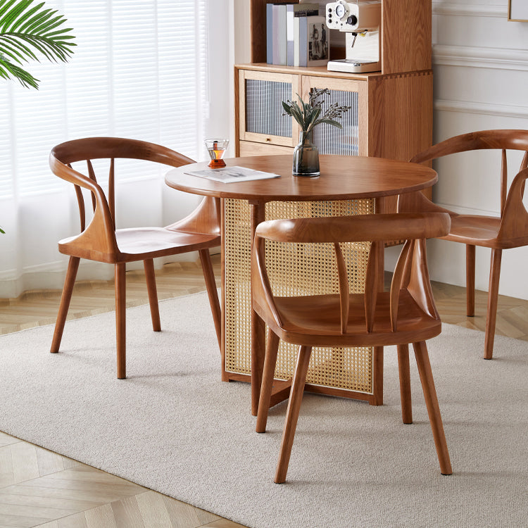 Moderne binnen eetstoel stoel vast houten windsor achterstoel achterstoel