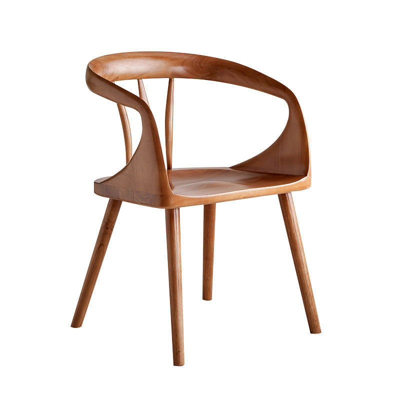 Moderne binnen eetstoel stoel vast houten windsor achterstoel achterstoel