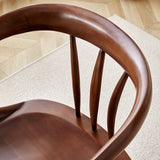 Moderne binnen eetstoel stoel vast houten windsor achterstoel achterstoel