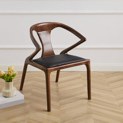 Moderne binnen eetstoel stoel vast houten windsor achterstoel achterstoel