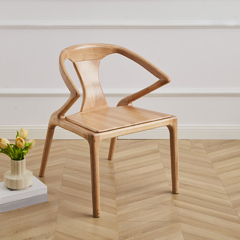 Moderne binnen eetstoel stoel vast houten windsor achterstoel achterstoel