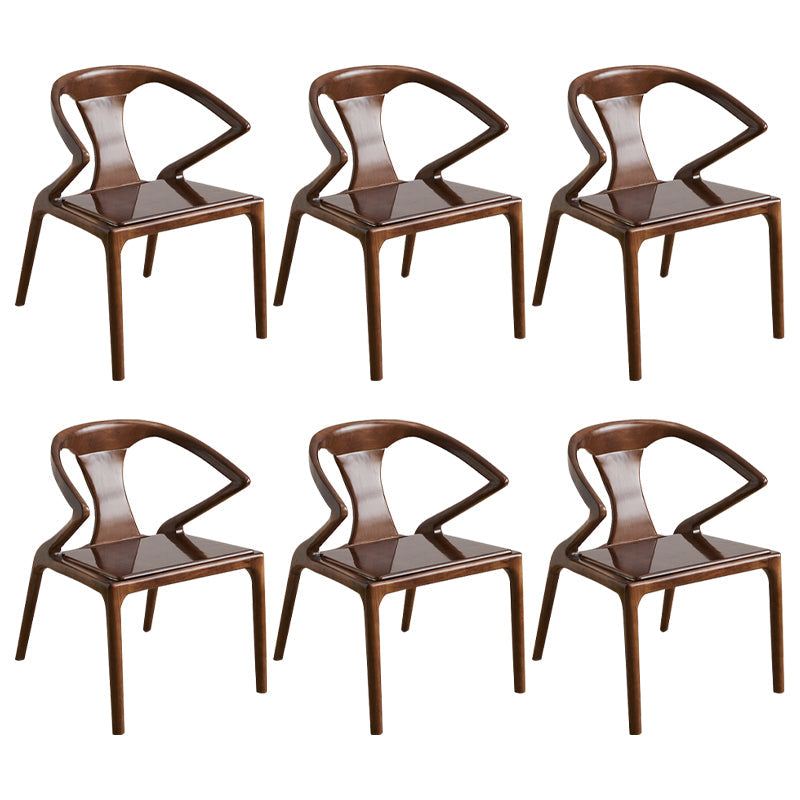 Moderne binnen eetstoel stoel vast houten windsor achterstoel achterstoel