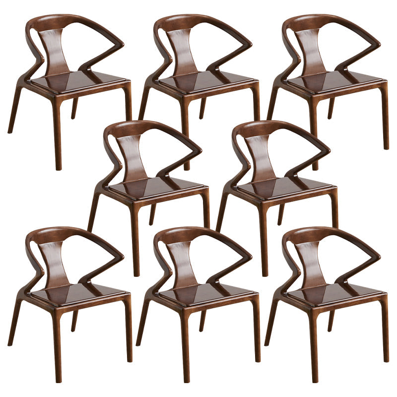 Moderne binnen eetstoel stoel vast houten windsor achterstoel achterstoel