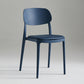 Silla de plástico de silla lateral de apilamiento interior moderno con tapizado