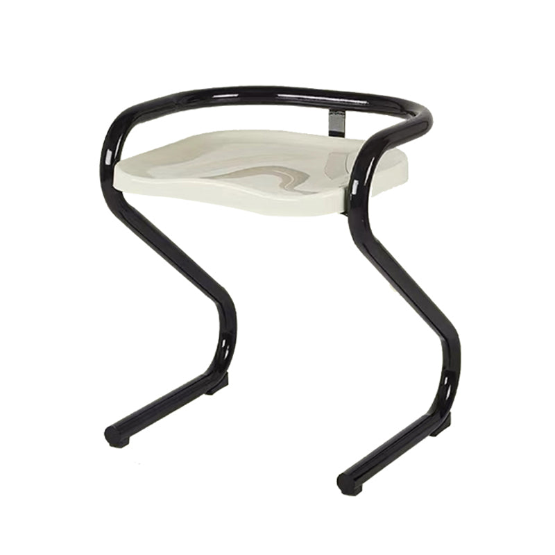 Metalen frame eetkamerstoel Moderne indoor plastic Backless Chair