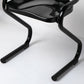 Metalen frame eetkamerstoel Moderne indoor plastic Backless Chair