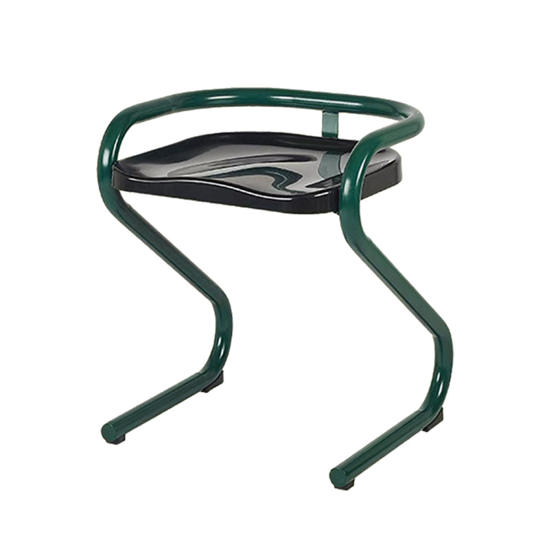 Metalen frame eetkamerstoel Moderne indoor plastic Backless Chair