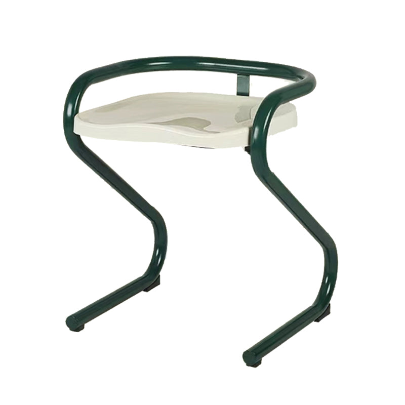 Metalen frame eetkamerstoel Moderne indoor plastic Backless Chair