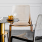 Modern Acrylic Armless Solid Back Dining Accent Chair for Home Clearhalo 'Dining Chairs' 'Dining Tables & Seating' 'dining_chair' 'furn' 'furn_dining_chair' 'Furniture' 'Kitchen & Dining Furniture' 7604502