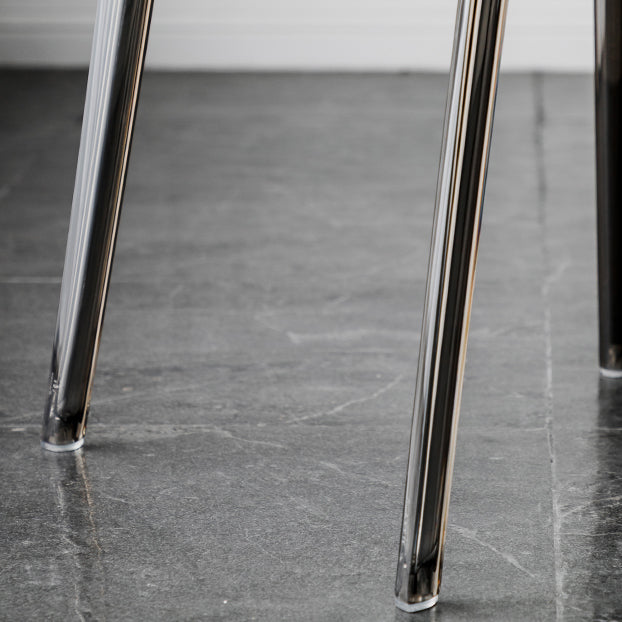 Modern Acrylic Armless Solid Back Dining Accent Chair for Home Clearhalo 'Dining Chairs' 'Dining Tables & Seating' 'dining_chair' 'furn' 'furn_dining_chair' 'Furniture' 'Kitchen & Dining Furniture' 7604511