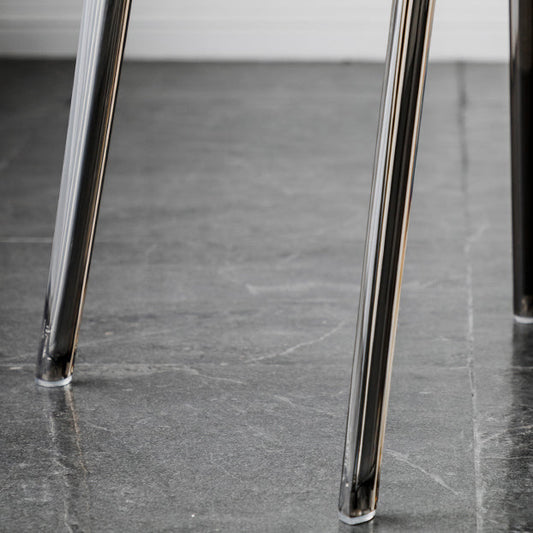 Modern Acrylic Armless Solid Back Dining Accent Chair for Home Clearhalo 'Dining Chairs' 'Dining Tables & Seating' 'dining_chair' 'furn' 'furn_dining_chair' 'Furniture' 'Kitchen & Dining Furniture' 7604511