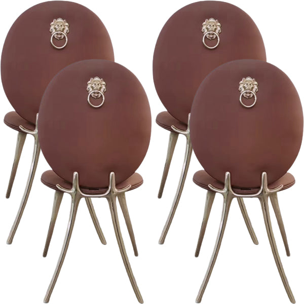 Luxusstil gepolsterte, fester Rücken -Armless Esszimmer für Esszimmer