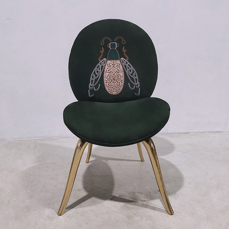 Luxusstil gepolsterte, fester Rücken -Armless Esszimmer für Esszimmer