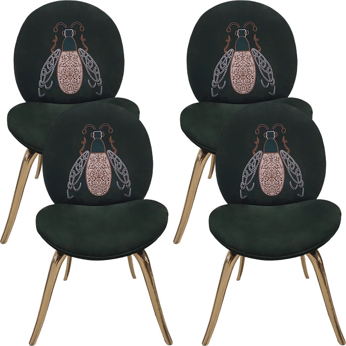 Luxusstil gepolsterte, fester Rücken -Armless Esszimmer für Esszimmer