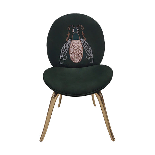 Luxusstil gepolsterte, fester Rücken -Armless Esszimmer für Esszimmer