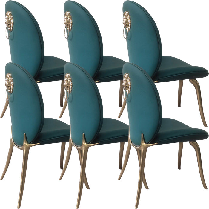 Luxusstil gepolsterte, fester Rücken -Armless Esszimmer für Esszimmer