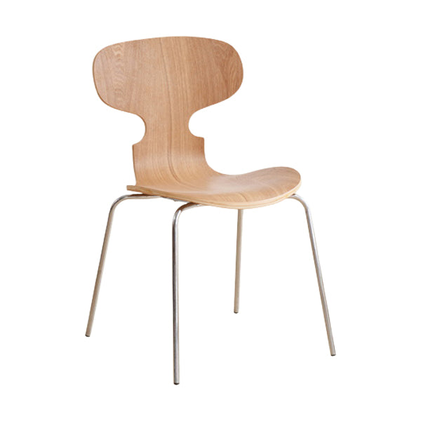 Contemporary Solid Wood Stackable Armless Dining Chair for Home Wood 1 Piece Clearhalo 'Dining Chairs' 'Dining Tables & Seating' 'dining_chair' 'furn' 'furn_dining_chair' 'Furniture' 'Kitchen & Dining Furniture' 7604620