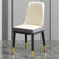 ダイニングルーム用のモダンメタルチェアパーソンズキッチンサイドチェア