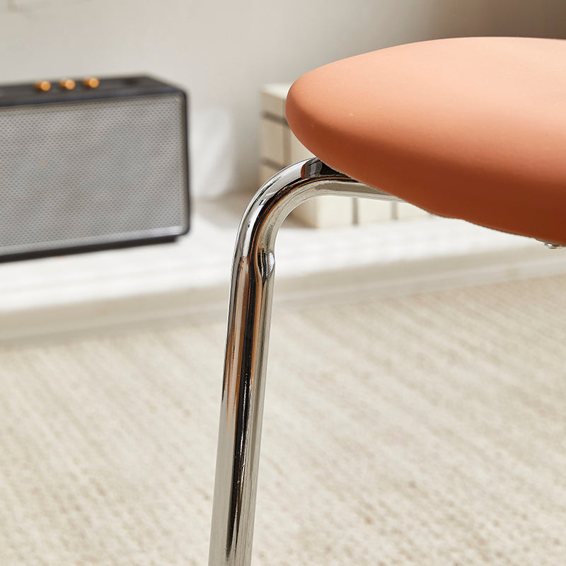 Metal Dining Chair Wooden Simplified Side Chair for Dining Room Clearhalo 'Dining Chairs' 'Dining Tables & Seating' 'dining_chair' 'furn' 'furn_dining_chair' 'Furniture' 'Kitchen & Dining Furniture' 7604898