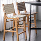 Contemporary 37" Height Solid Wood Backrest Counter High Stool Clearhalo 'Bar Furniture' 'Bar Stools' 'bar_stools' 'furn' 'furn_bar_stools' 'Furniture' 'Kitchen & Dining Furniture' 7605027