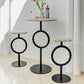 Industrial Low Back Indoor Armless Indoor Bar Stool with Metal Base