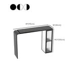 Modern Style Stone Rectangle Bar Height Pub Table for Living Room Clearhalo 'Bar Furniture' 'Bar Tables' 'bar_tables' 'furn' 'furn_bar_tables' 'Furniture' 'Kitchen & Dining Furniture' 7605537