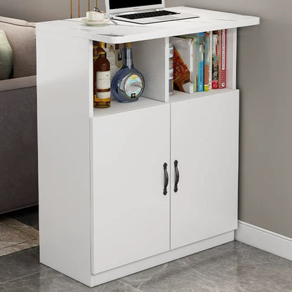 Contemporary Style Rectangle Wood Bar Height Pub Table for Kitchen