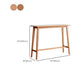 Moderne rechthoekige massief houten barhoogte pubtafel voor eetkamer