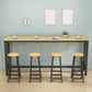 Modern Style Rectangle Wood Bar Height Pub Table for Dining Room Clearhalo 'Bar Furniture' 'Bar Tables' 'bar_tables' 'furn' 'furn_bar_tables' 'Furniture' 'Kitchen & Dining Furniture' 7605592
