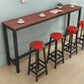 Modern Style Rectangle Wood Bar Height Pub Table for Dining Room Brown-Black Without Chairs Clearhalo 'Bar Furniture' 'Bar Tables' 'bar_tables' 'furn' 'furn_bar_tables' 'Furniture' 'Kitchen & Dining Furniture' 7605596
